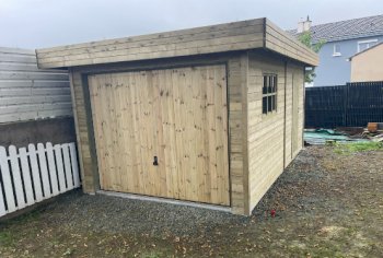 Garage en bois